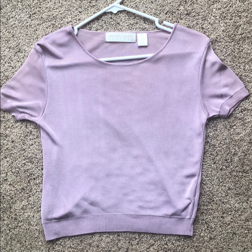 5 for $15. 💙 Dana Buchman Lavender Top
